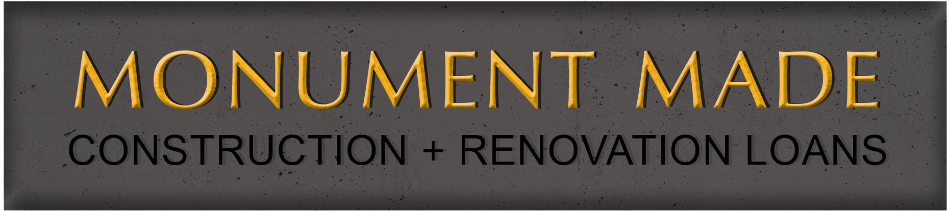 MonumentMade construction and renovation loan logo